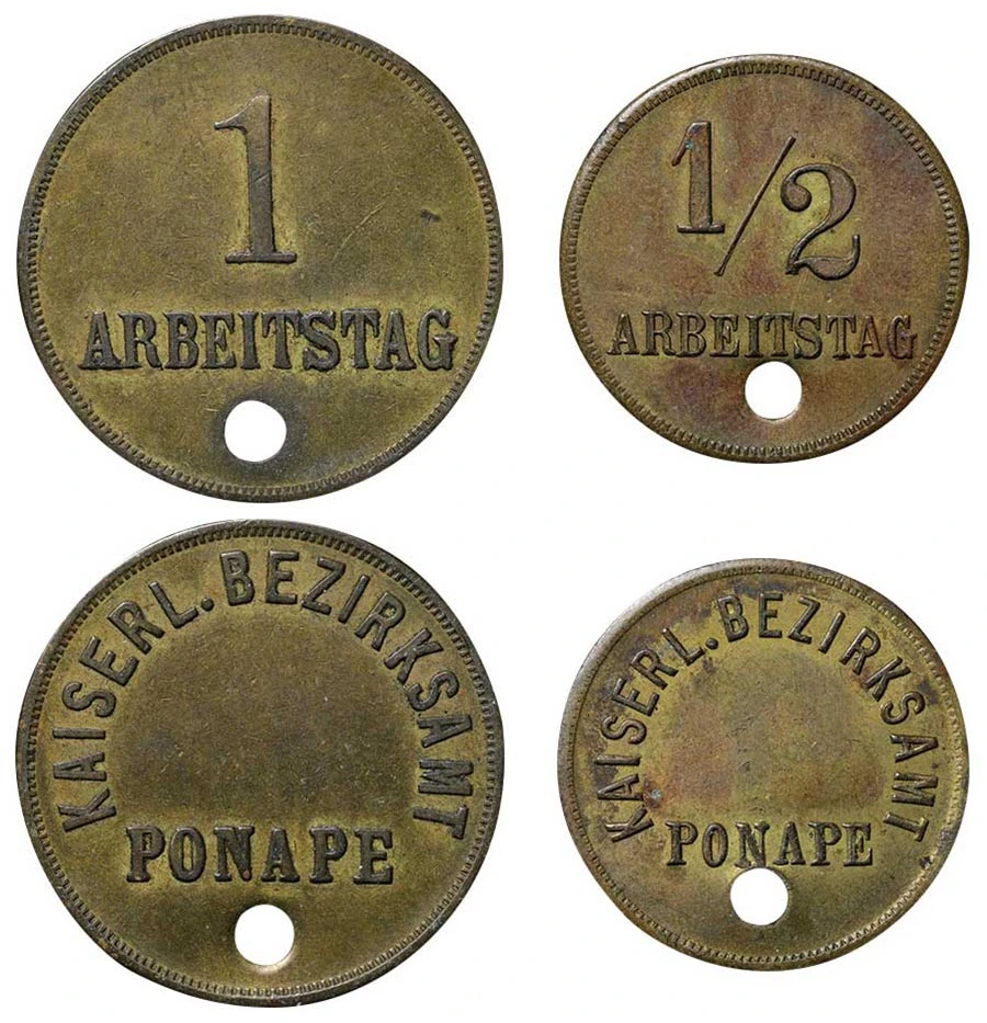 Pohnpei-Island-Ponape-Tokens-German-New-Guinea